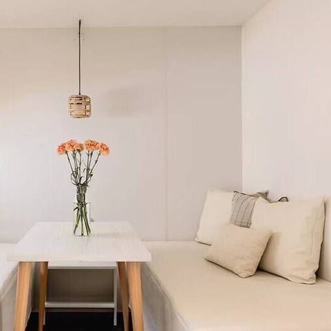 Tente en toile et en bois 4 personnes - Coco Sweet | 2 Ch. | 4 Pers. | Terrasse surélevée | 1 SDB | Clim. | TV