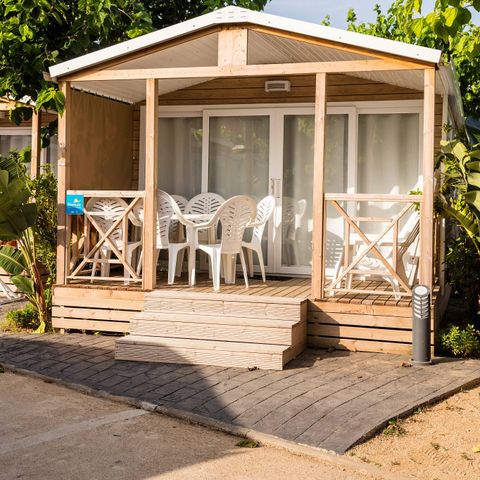 MOBILHOME 6 personnes - Comfort | 3 Ch. | 6 Pers. | Terrasse simple | Clim.