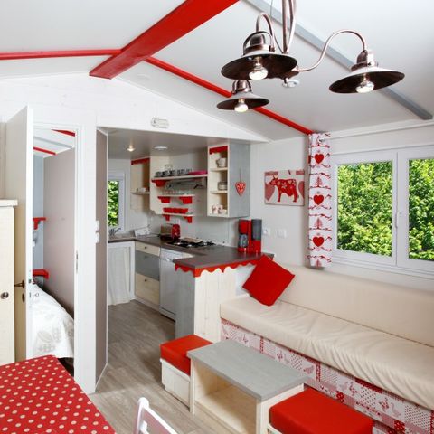 MOBILHOME 5 personnes - Cabane du Jura 35 m² - climatisé 5 pers
