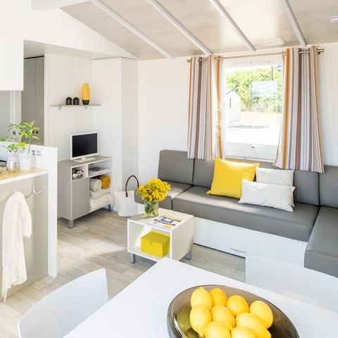 MOBILHOME 7 personnes - Family XL 40 m² - climatisé 6/7 pers