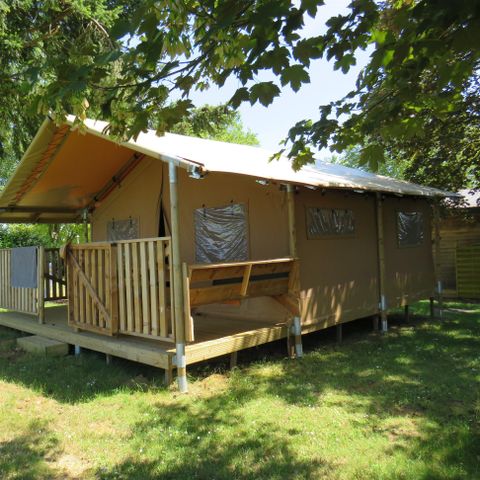 TENTE TOILE ET BOIS 5 personnes - KALAHARI sans sanitaires