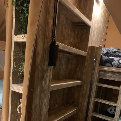 TENTE TOILE ET BOIS 5 personnes - KALAHARI sans sanitaires