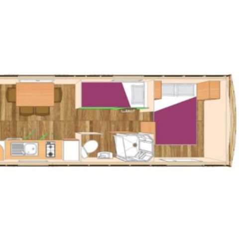 Tiny house 4 personnes - Ciela Roulotte - 1 chambre - Salle de bain