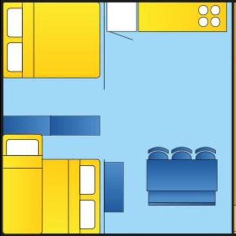 TENTE 5 personnes - Tente Ciela Nature - 2 chambres (sans sanitaire)