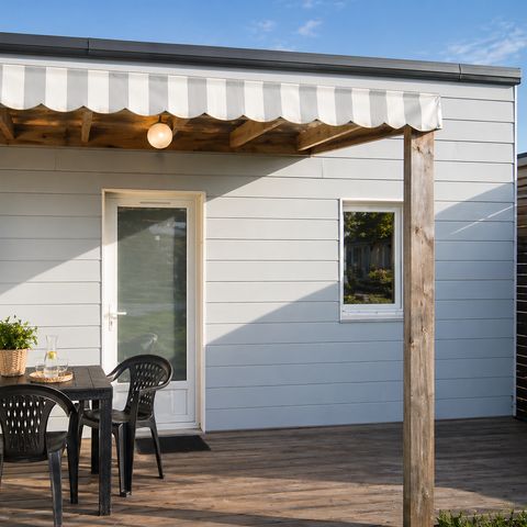 Chalet 2 personnes - 1 chambre - Terrasse couverte - 25 m²