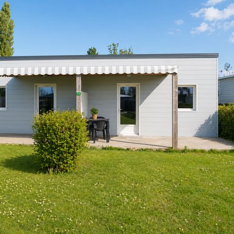 Chalet 2 personnes - 1 chambre - Terrasse couverte - 25 m²