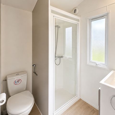 MOBILHOME 2 personnes - Privilège 1 ch. - Terrasse non couverte - 21 m2