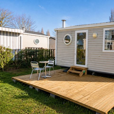 MOBILHOME 2 personnes - Privilège 1 ch. - Terrasse non couverte - 21 m2