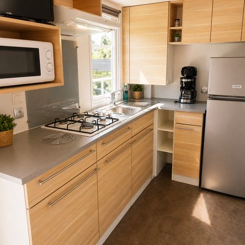 MOBILHOME 4 personnes - Premium 2 ch. - Terrasse couverte - 30 m2