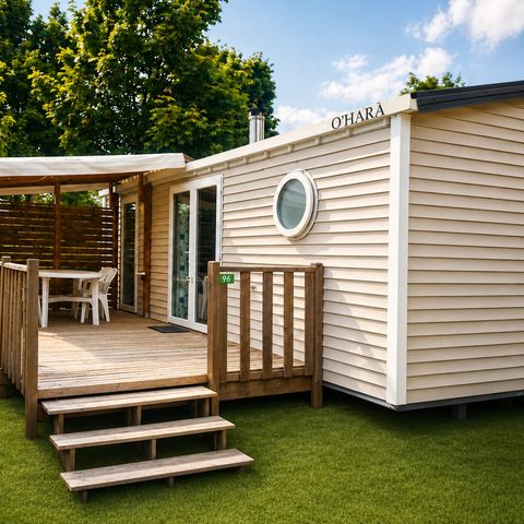 MOBILHOME 4 personnes - Premium 2 ch. - Terrasse couverte - 30 m2