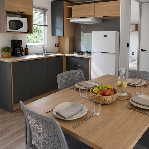 MOBILHOME 6 personnes - Premium 3 ch. - Terrasse couverte - 35 m2