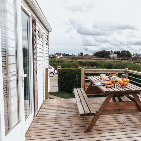 Mobilhome 4 personnes - Supérieur côté mer