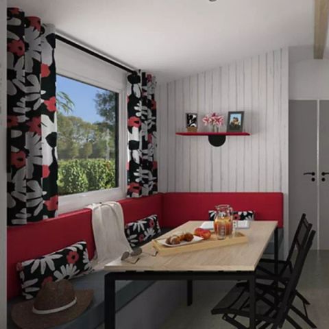 MOBILHOME 6 personnes - Modulo 2 chambres 4/6 personnes, TV, LV, 27m² (2019)