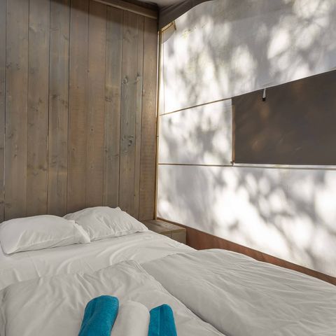 TENTE TOILE ET BOIS 5 personnes - SAFARITENT (SANS SANITAIRES)