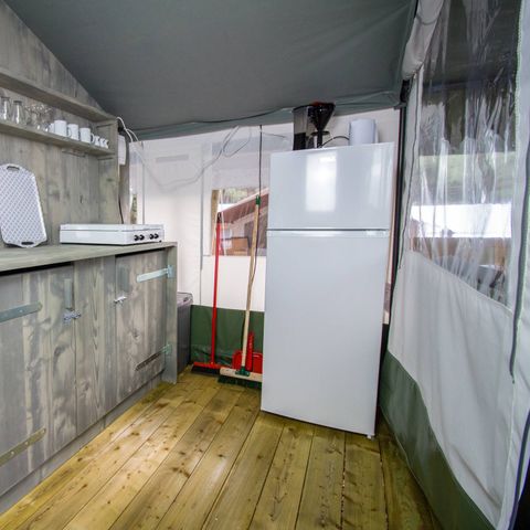 TENTE TOILE ET BOIS 5 personnes - SAFARITENT (SANS SANITAIRES)