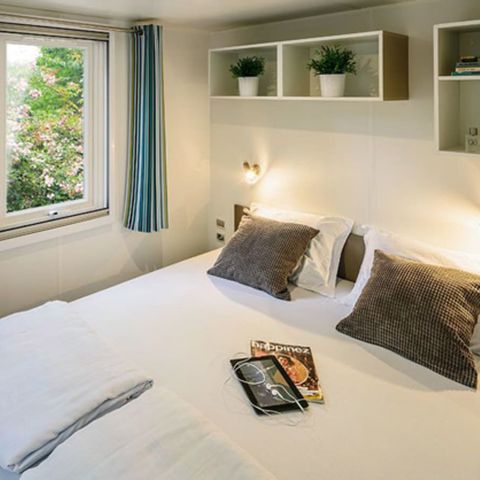 MOBILHOME 5 personnes - Comfort | 2 Ch. | 5 Pers. | Terrasse surélevée | Clim.