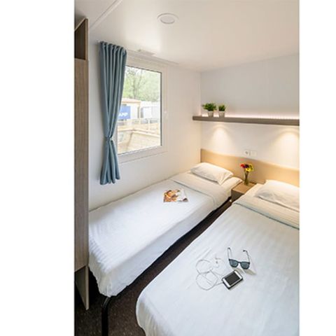 MOBILHOME 5 personnes - Comfort | 2 Ch. | 5 Pers. | Terrasse surélevée | Clim.