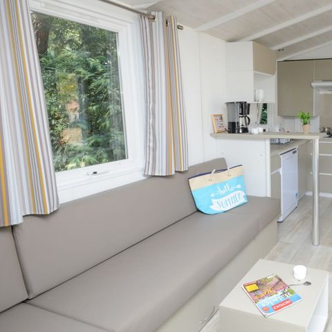 MOBILHOME 8 personnes - Comfort XL | 3 Ch. | 6/8 Pers. | Terrasse surélevée | Clim.