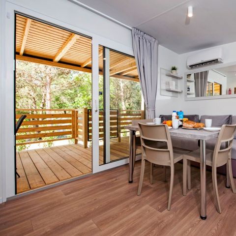 MOBILHOME 6 personnes - Premium | 2 Ch. | 4/6 Pers. | Terrasse Surélevée| Clim.