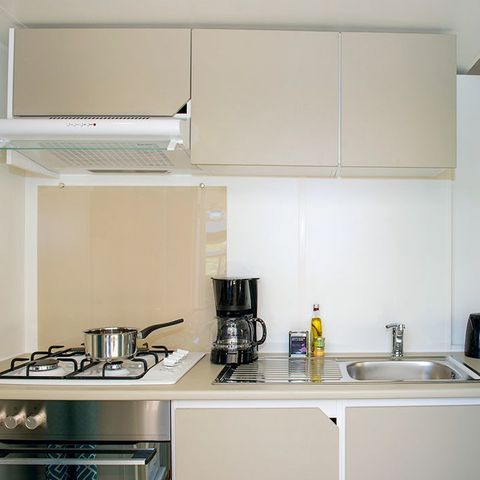 MOBILHOME 6 personnes - Premium | 3 Ch. | 6 Pers. | Terrasse surélevée | Clim.