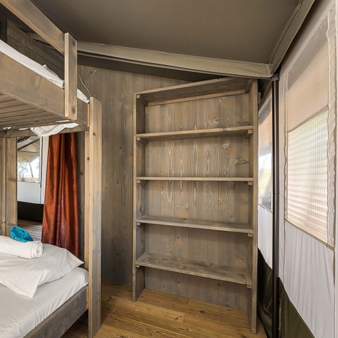 Tente en toile et en bois 5 personnes - Lanterna - Tente safari de luxe (6P)