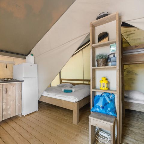 TENTE TOILE ET BOIS 5 personnes - Lanterna - Tente Safari Confort