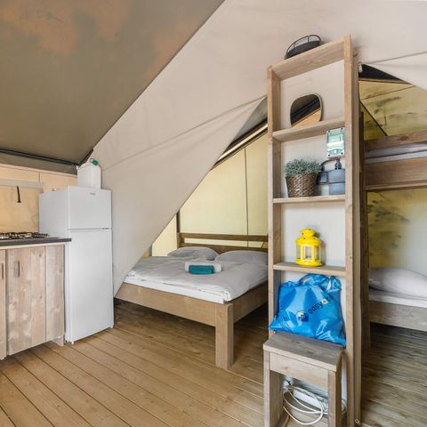 TENTE TOILE ET BOIS 5 personnes - Lanterna - Tente Safari Confort