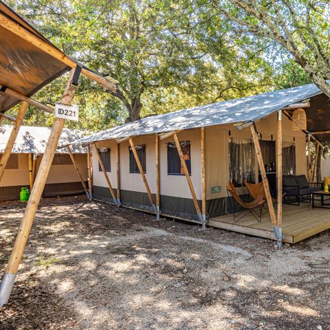 TENTE TOILE ET BOIS 5 personnes - Safari tent Lodge