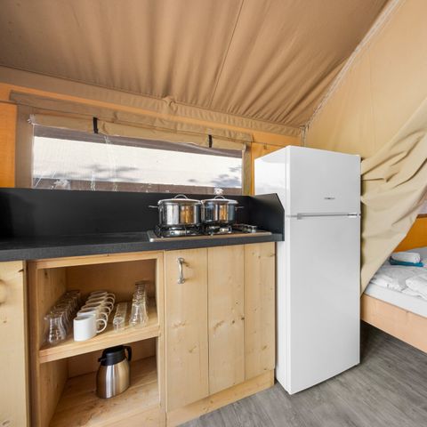 TENTE TOILE ET BOIS 5 personnes - Safari tent Lodge