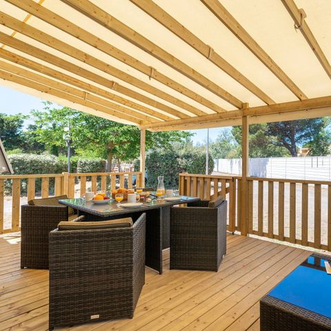 MOBILHOME 6 personnes - Mobil-home | Premium | 3 Ch. | 6 Pers. | Terrasse Lounge | Clim. | TV