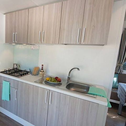 MOBILHOME 4 personnes - Mobil-home | Comfort | 2 Ch. | 4 Pers. | Terrasse surélevée | 2 SDB | Clim.