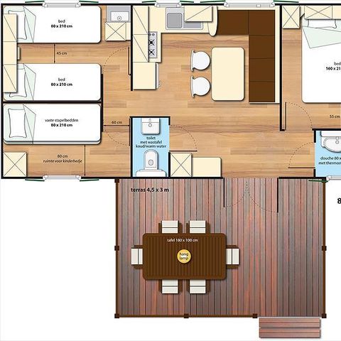 MOBILHOME 5 personnes - Aspen