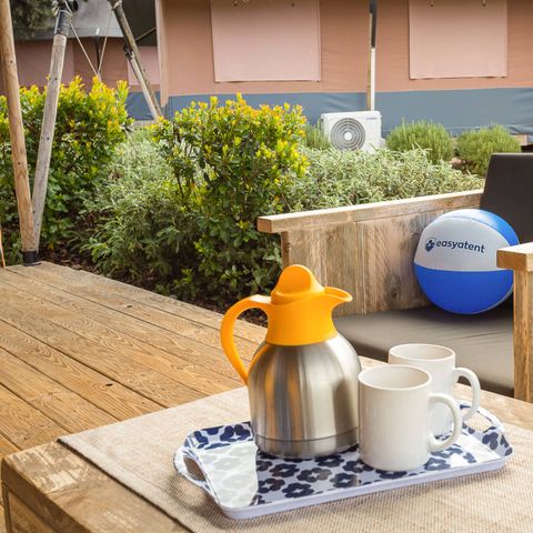 TENTE TOILE ET BOIS 4 personnes - Tente Safari Lodge (6P)