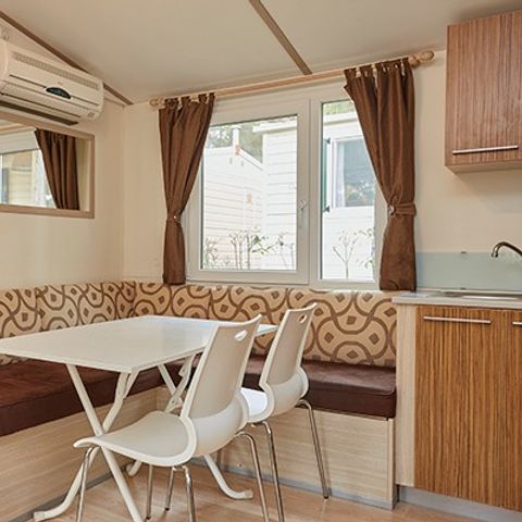 MOBILHOME 4 personnes - Ultimate | 2 Ch. | 4 Pers. | Terrasse Surélevée | 2 SDB | Clim. | TV