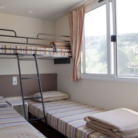 MOBILHOME 6 personnes - Classic | 2 Ch. | 4/6 Pers. | Terrasse surélevée | Clim.