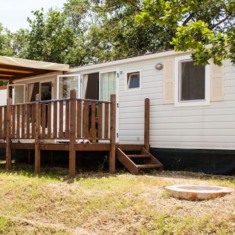 MOBILHOME 6 personnes - Classic | 3 Ch. | 6 Pers. | Terrasse surélevée | Clim.