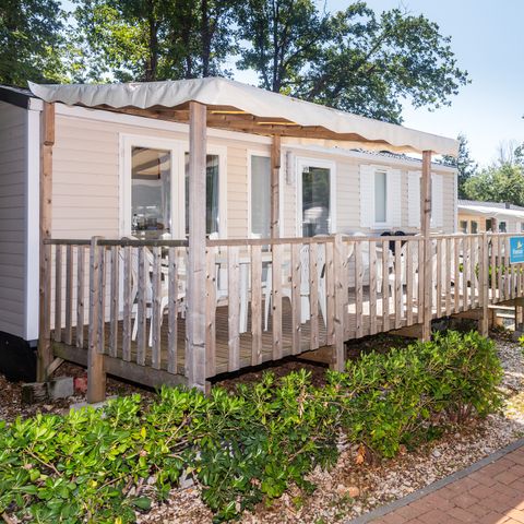 MOBILHOME 6 personnes - Comfort | 3 Ch. | 6 Pers. | Terrasse surélevée | Clim.