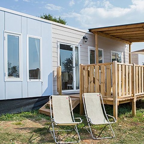 MOBILHOME 6 personnes - Comfort XL | 2 Ch. | 4/6 Pers. | Terrasse Surélevée | Clim.