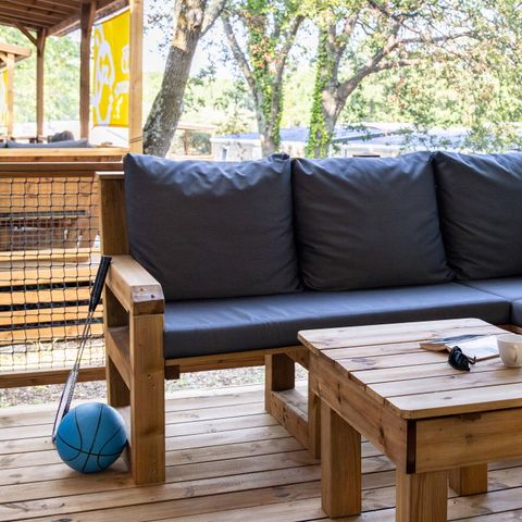 MOBILHOME 6 personnes - Premium | 3 Chambres | Capacité 6 personnes | Terrasse Lounge | 1 Salle de bain | Climatisation | TV