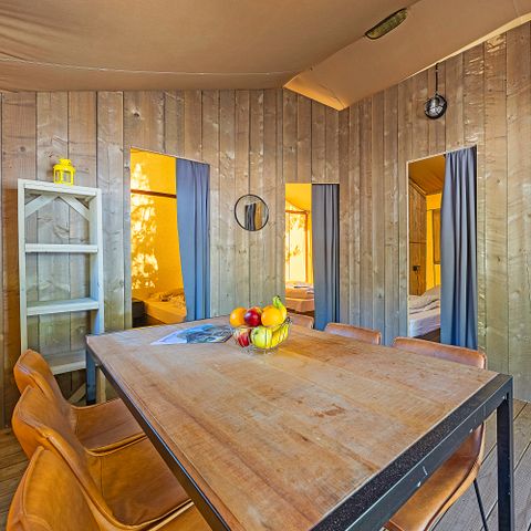TENTE TOILE ET BOIS 4 personnes - Bijela Uvala - Tente Safari Lodge + air conditionné (6P)