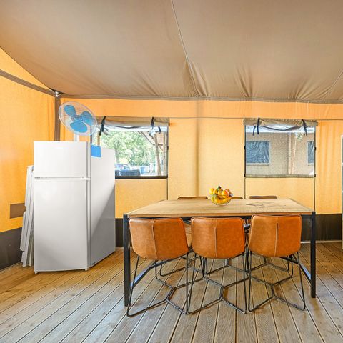 TENTE TOILE ET BOIS 4 personnes - Bijela Uvala - Tente Safari Lodge + air conditionné (6P)
