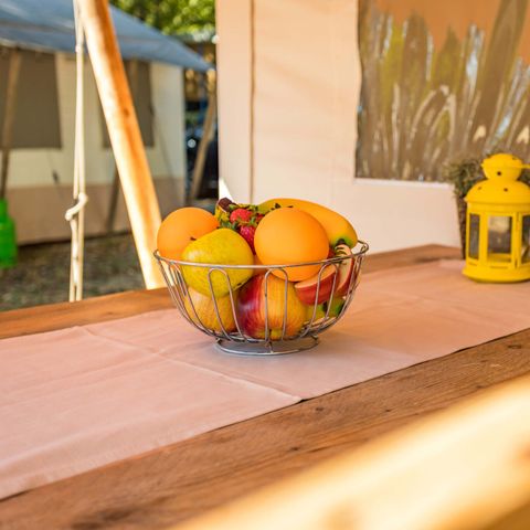 TENTE TOILE ET BOIS 4 personnes - Bijela Uvala - Tente Safari de luxe