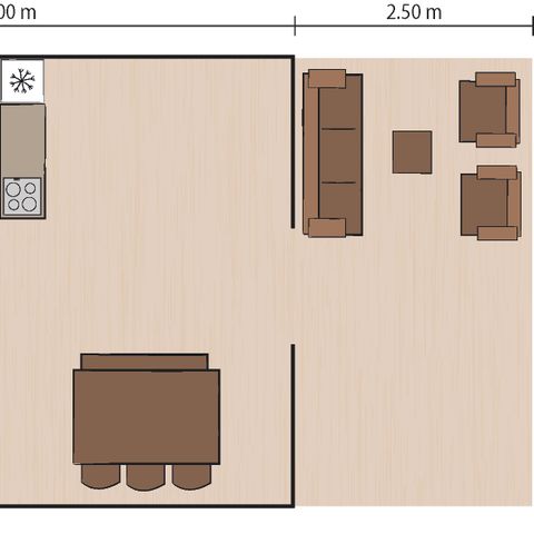 TENTE TOILE ET BOIS 4 personnes - Bijela Uvala - Tente Safari de luxe
