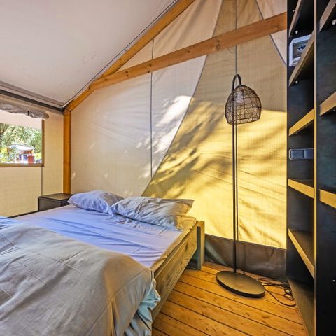 TENTE TOILE ET BOIS 4 personnes - Bijela Uvala - Tente safari Bella Vista + air conditionné (4P)