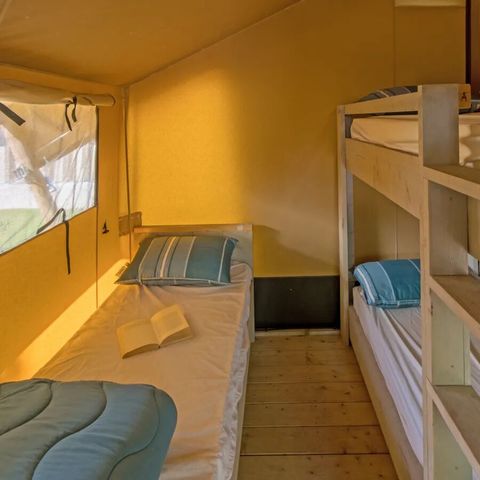 Tente en toile et en bois 5 personnes - Lodgetent Summer