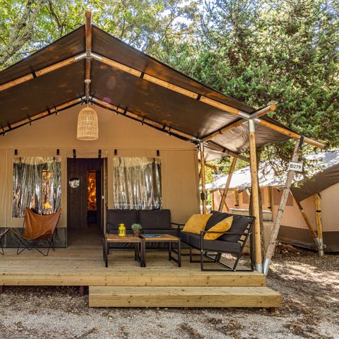 TENTE TOILE ET BOIS 4 personnes - Safari tent Lodge