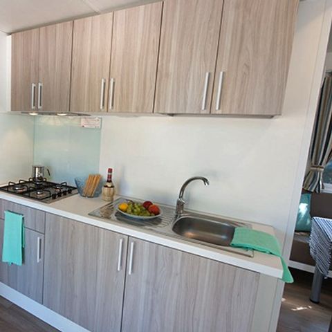 MOBILHOME 6 personnes - Classic XL | 2 Ch. | 4/6 Pers. | Terrasse surélevée non couverte | 2 SDB | Clim.