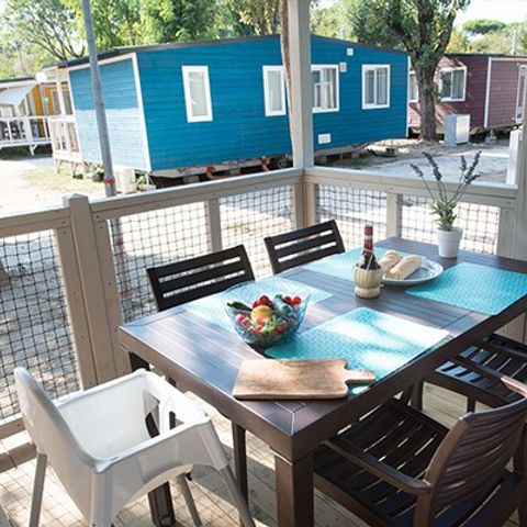 MOBILHOME 6 personnes - Comfort XL | 2 Ch. | 4/6 Pers. | Terrasse | 2 SDB | Clim.