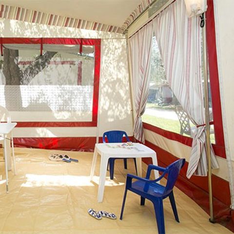 TENTE 5 personnes - Bungalow toilé | 2 Ch. | 4/5 Pers. | Sans SDB