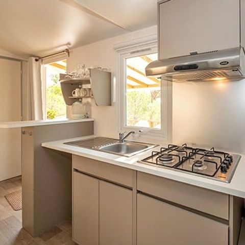 MOBILHOME 4 personnes - Comfort XL | 2 Ch. | 4 Pers. | Terrasse surélevée | Clim.